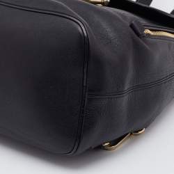 Chloe Black Leather and Suede Medium Faye Backpack