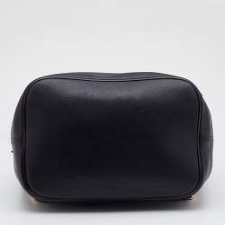 Chloe Black Leather and Suede Medium Faye Backpack