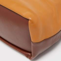 Pre Owned حقيبة يد كلوي بايلي متوسطة جلد بيج داكن و رصاصي