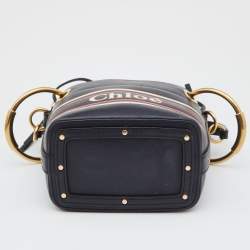 Pre Owned Chloe Tri Color Leather Mini Roy Bucket Bag