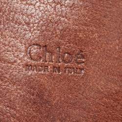 Chloe Brown Leather Heloise Hobo