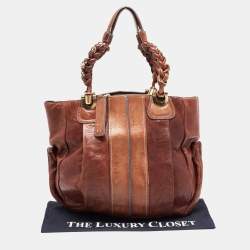 Chloe Brown Leather Heloise Hobo