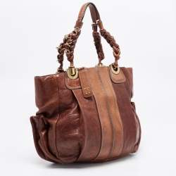 Chloe Brown Leather Heloise Hobo