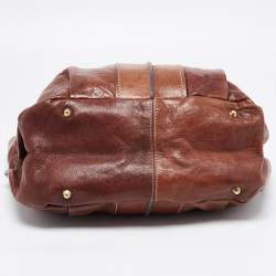 Chloe Brown Leather Heloise Hobo