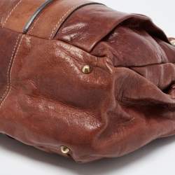 Chloe Brown Leather Heloise Hobo