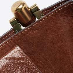 Chloe Brown Leather Heloise Hobo