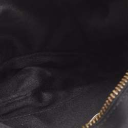 Chloe Black/Purple Satin Stone Beads Embellished Crescent Hobo