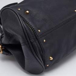 Pre Owned Chloe Black Leather Medium Paddington Satchel