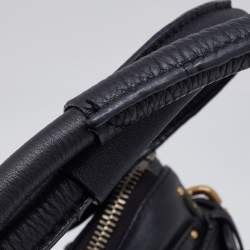 Pre Owned Chloe Black Leather Medium Paddington Satchel