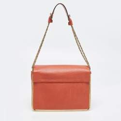 Pre Owned Chloe Brown Leather Medium Sally Shoulder Bag