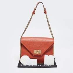 Pre Owned Chloe Brown Leather Medium Sally Shoulder Bag