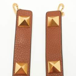 Pre Owned Valentino Multicolor Raffia and Leather Rockstud Summer Tote