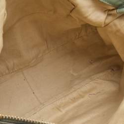 Pre Owned Chloe Pistachio Green Leather Medium Marcie Turn Lock Satchel