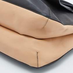 Pre Owned Chloe Black Leather Flap Top Handle Bag