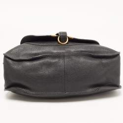 Pre Owned Chloe Black Leather Medium Marcie Shoulder Bag