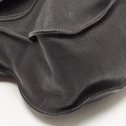Pre Owned Chloe Black Leather Medium Marcie Shoulder Bag