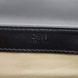 Chloe Black Leather Small C Top Handle Bag