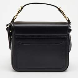 Chloe Black Leather Small C Top Handle Bag