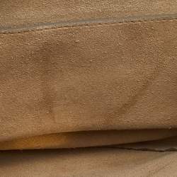 مملوكة مسبقًا حقيبة كتف كلوي درو جلد وردي/بيج صغيرة