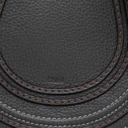 Chloe Black Leather Mini Marcie Crossbody Bag