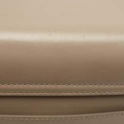 Chloe Grey Leather and Suede Small C Double Carry Bag