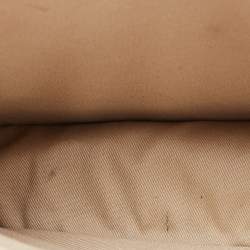 Pre Owned Chloe Dusty Pink Suede Medium Sally Flap Shoulder Bag