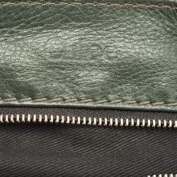 Pre Owned Chloe Green Leather Medium Paddington Satchel