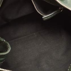 Pre Owned Chloe Green Leather Medium Paddington Satchel