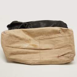 Pre Owned Chloe Black Leather Margaret Shoulder Bag