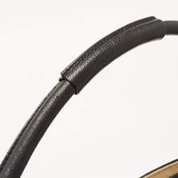 Pre Owned Chloe Black Leather Margaret Shoulder Bag