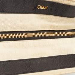 Pre Owned Chloe Black Leather Margaret Shoulder Bag