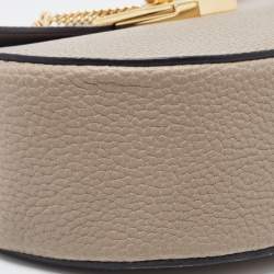 Pre Owned Chloé  Beige Leather Medium Drew Shoulder Bag