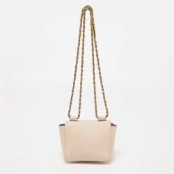 مملوكة مسبقًا Chloe Blush Pink Leather Mini Elsie Crossbody Bag