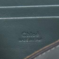 مملوكة مسبقًا حقيبة كتف كلوي ميني فاي سويدي وجلد زرقاء