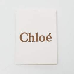 Pre Owned Chloe Dark Brown/Black Leather Kerala Dome Satchel