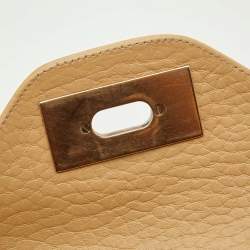 Pre Owned حقيبة كتف كلوي سالي جلد بنفسجي متوسطة