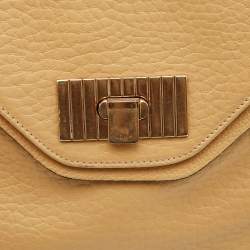 Pre Owned حقيبة كتف كلوي سالي جلد بنفسجي متوسطة