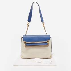 Pre Owned حقيبة كتف كلوي كلير متوسطة جلد ثلاثي اللون