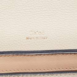 Pre Owned حقيبة كتف كلوي كلير متوسطة جلد ثلاثي اللون