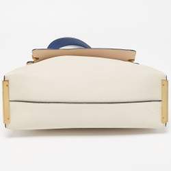 Pre Owned حقيبة كتف كلوي كلير متوسطة جلد ثلاثي اللون