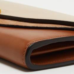 Chloe Tri Color Leather Georgia Continental Wallet