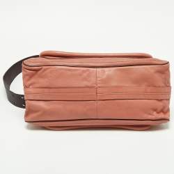 Pre Owned حقيبة كتف كلوي باراتي جلد عنابية متوسطة