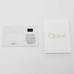 Pre Owned Chloe Red Leather Small Drew Chain Crossbody Bag