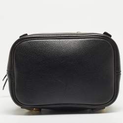 Pre Owned Chloe Black Leather and Suede Mini Faye Day Backpack