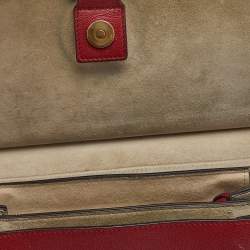 مملوكة مسبقًا Chloe Red Leather Medium Faye Shoulder Bag