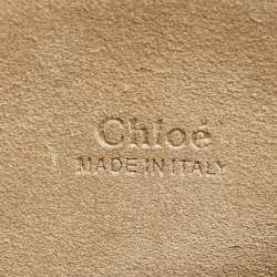 مملوكة مسبقًا Chloe Red Leather Medium Faye Shoulder Bag