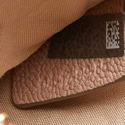 Pre Owned Chloe Beige Leather Zip Card Holder
