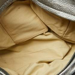 Pre Owned Chloe Silver Leather Silverado Satchel