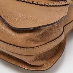 Pre Owned Chloe Brown Leather Small Marcie Satchel