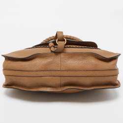 Pre Owned Chloe Brown Leather Small Marcie Satchel
